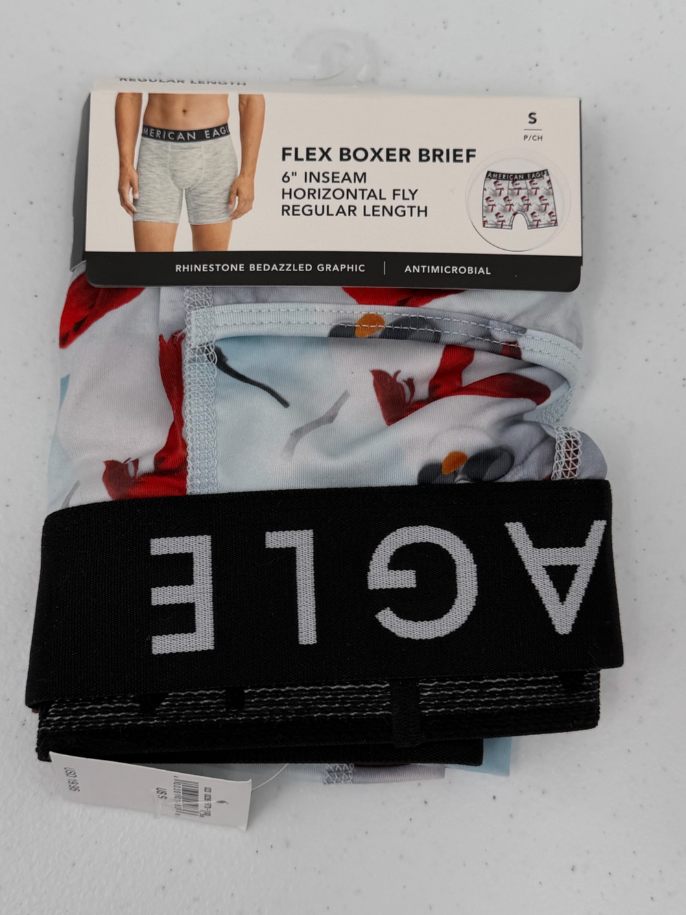 American Eagle nwt snowman print boxer briefs